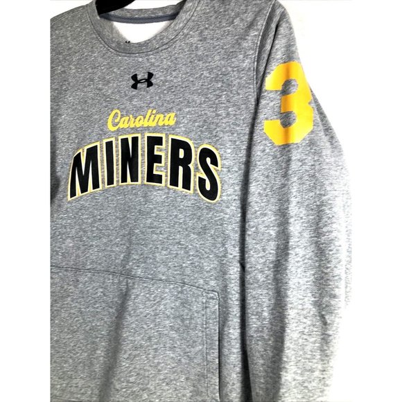 Carolina Miners Number Three Men’s Gray Sweatshirt Sweater - Picture 3 of 9